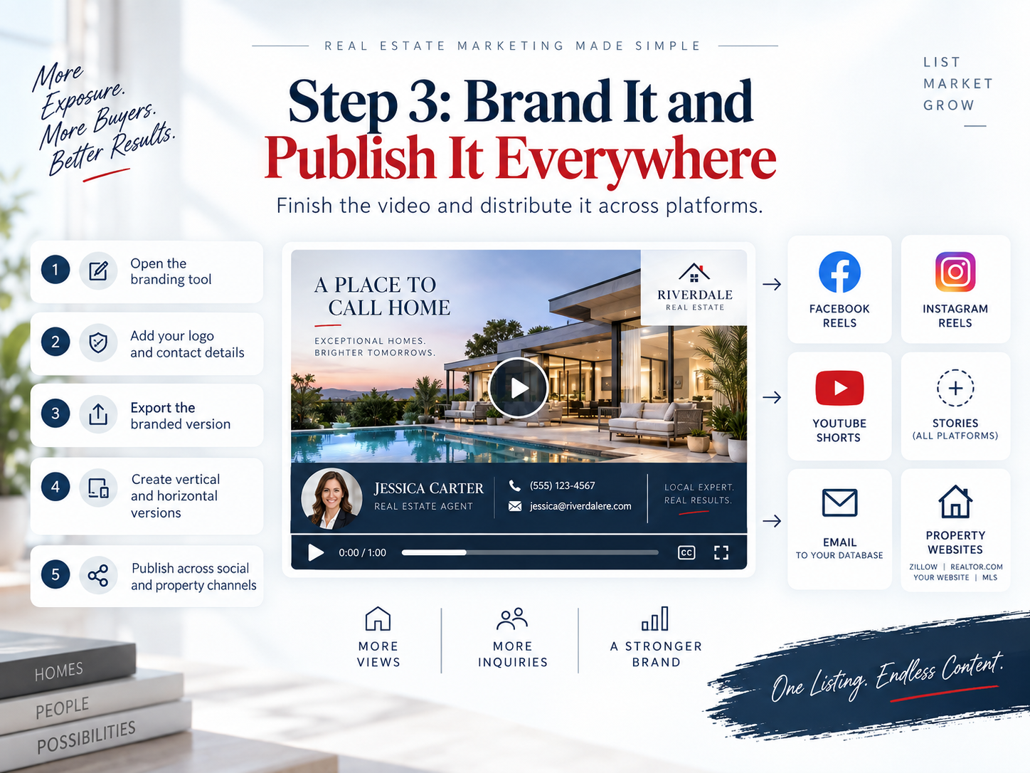 turn listing photos into a branded real estate video with voiceover 1