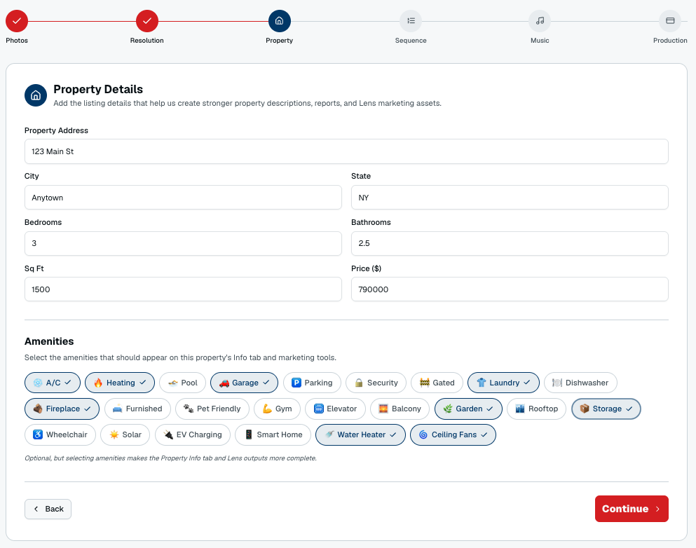 rep2v property details marketing tools
