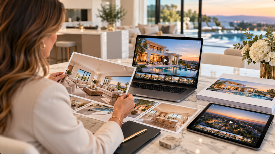 Photos can be turned to MLS ready video, social content, ads, carousels and more